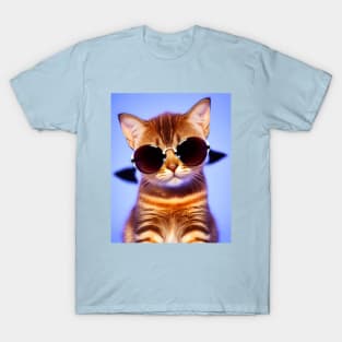 Retro Coool Cat T-Shirt